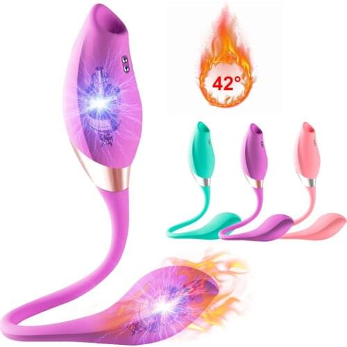OLO Vagina Nipple Sucker Sex Toys for Women Clitoris Stimulation Heating Suck Vibrating Egg G-Spot Massage Female Masturbator