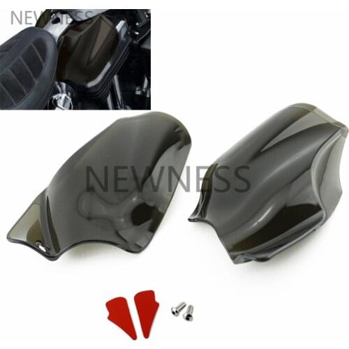 Motorcycle Reflective Saddle Shields Air Heat Deflector Smoke For Harley Sportster Iron 883 1200 Forty Eight XL1200 2014-2020
