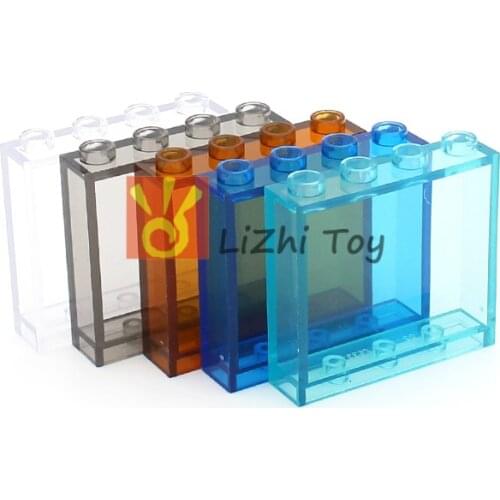 MOC Brick Modified Panel 1 x 4 x 3 with Side Supports DIY Enlighten Block Bricks Compatible with Assembles Particles