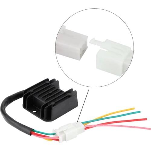 4 Wires Motorcycle Voltage Rectifier Regulator Rectifier for Motorcycle Boat Motor ATV GY6 50 150cc Scooter Car Accessories