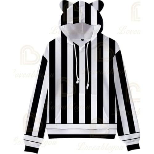 Anime Cat Ears Kids Boys Girls Hoodie Sweatshirt Costume 3d Print Cosplay High Quality Hoody Spring Autumn Teenage Kpop Tops