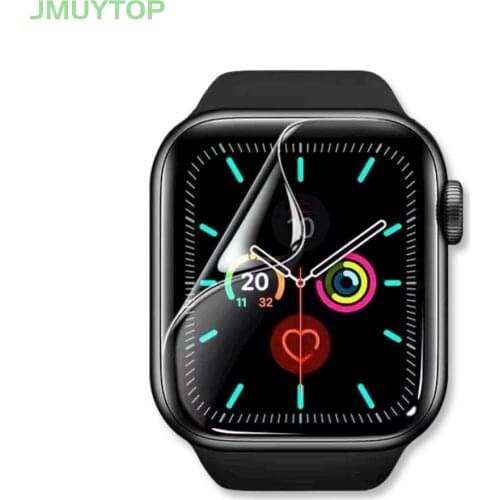 3D Full Protective Film for Apple Watch 6 SE 5 4 40MM 44MM Screen Protector Clear Not Glass for iWatch Series 3 2 1 38MM 42MM