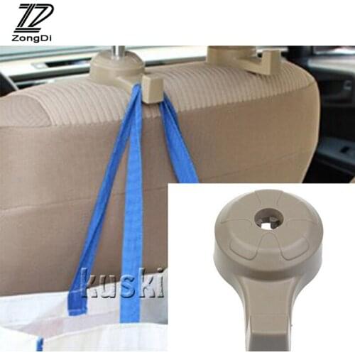 ZD 2pcs Car Back Seat Hooks Car Styling for Mercedes W203 W204 BMW E39 E36 E90 F30 F10 Volvo XC60 XC90 Alfa Romeo Audi A6 c5 c6