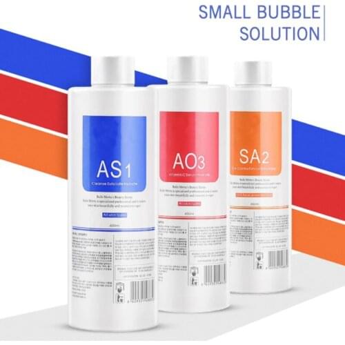 Aqua Peeling Solution Hydrating Liquid Face Serum Small Bubble Solution 400ml AS1 SA2 AO3 for Machine Skin Deep Cleaning Skin