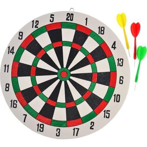 1PCS Double sided Dart Board And Darts Game Set Perfect for Man Cave Game Room Kids Decoration Thickened Foam Dart Accessories