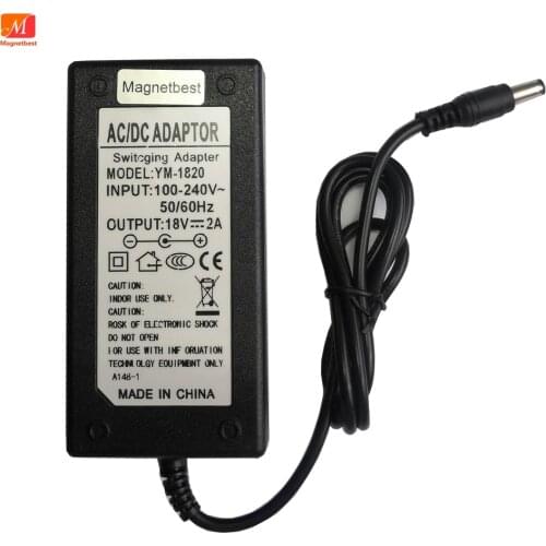 18V2A AC DC Adaptor 18V 2A 36W Switching Power Supply Adapter Charger DC 5.5*2.5/5.5*2.1 mm