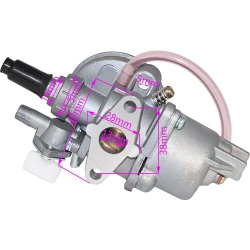 49CC motorcycle accessories 2 stroke engine carburetor suitable for small sports car, small off-road vehicle, small Leah car
