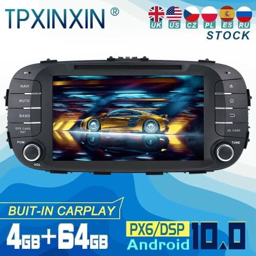 For Kia Soul 2014-2017 Android 10 Carplay Radio Player Car GPS Navigation Head Unit Car Stereo CD DVD WIFI DSP BT