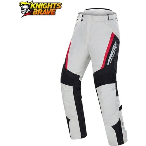 HEROBIKER Motorcycle Pants Waterproof Protective Gear Moto Motocross Pants Motorcycle Riding Trousers Pantalon For 4 Season