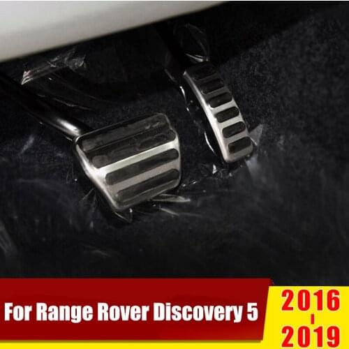 For Land Rover Range Rover Sport Discovery L405 L494 L462 AT Car Accelerator Pedal Brake Pedals Cover Case Pad Trim Accessories