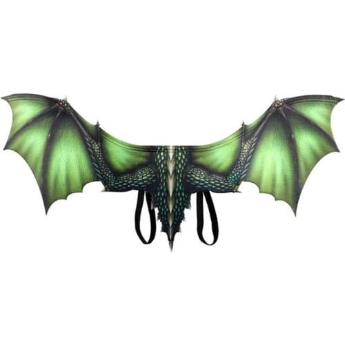 Exquisite Wing Prop Vivid Non Woven Fabric Halloween Resilient 3D Dragon Tool Costume Accessories Cosplay Elastic Shoulder Strap