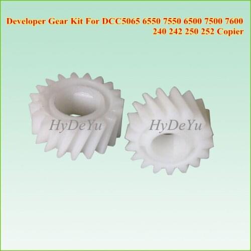 10SET New 655N00400 604K24219 604K24229 17T 19T Developer Gear Kit for Xerox DC240 DC242 DC252 DC250 DCC5065 550 560 gear
