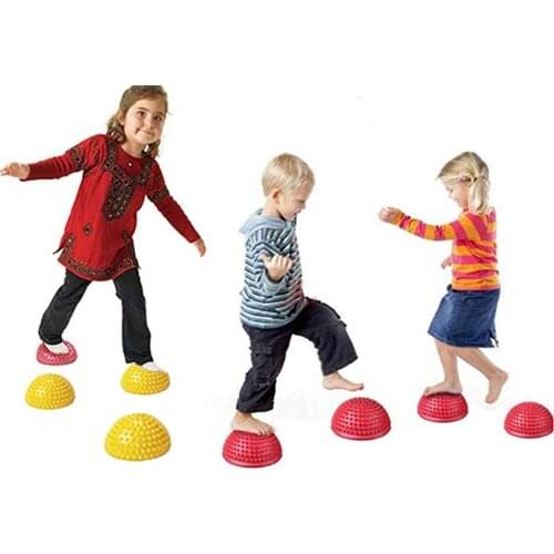 Hedgehog Ball Massager for Training Grip Kids Inflation Hemisphere Durian Foot Sole Muscle Stress Relief Massage Ball Toy Gifts