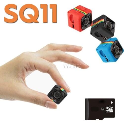 SQ11 Mini Camera 960P Espias Escondidas Secret Video Audio Recorder Small Micro Camcorder Espion Body Cam Support Hidden TF Card