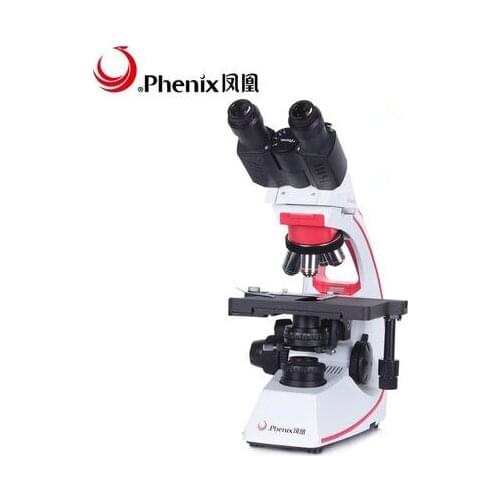 Phenix 40X-1600X ICCF lens Trinocular Tube Biological Microscope Dark Field/ Fluorescent Optional used in Clinical