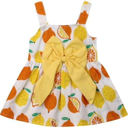 Baby Girl Dress Newborn Baby Girl Bowknot Clothes Princess Dress Outfits Sunsuit Summer 0-3Y