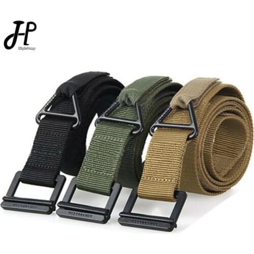 Adjustable Nylon Belt Men Tactical Army Military Combat Knock Off Emergency Survival Waist Straps Camping Hiking Clmbing Belt