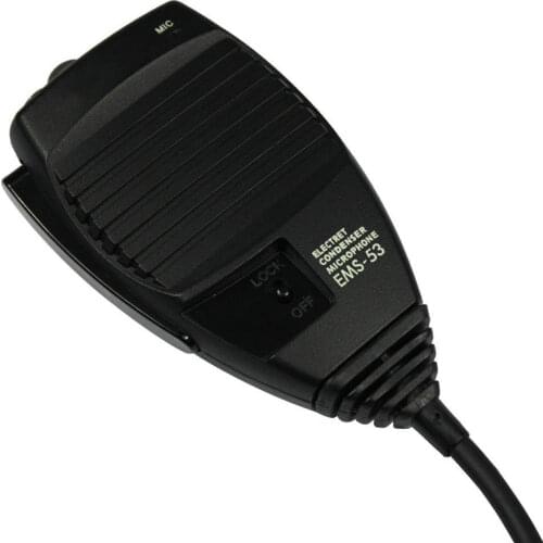 EMS-53 Handheld Shoulder Remote Speaker PTT Mic Microphone for Alinco Radio DR-03 DR-06 DR-145 DR-135T DR-235E