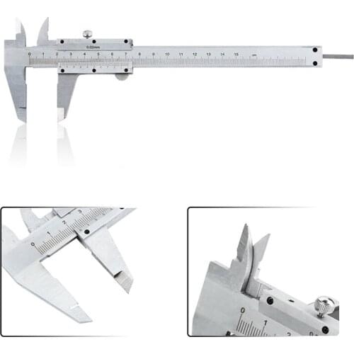 0 - 150 mm Metal Carbon Steel Vernier Caliper Digital Electronic Ruler Internal External Depth Measuring Tool