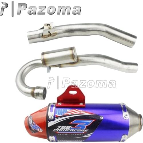 Enduro Racing Complete System Slip On Exhaust Muffler Kit Link Pipe Tail Tube for Honda CRF230F CRF150F CRF 230 150 2003-2016
