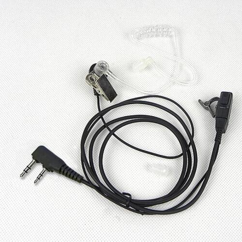 XQF 5pcs Security Guard Earpiece Headset Mic for Baofeng Portable Radio UV-6R GT-3TP BF-888S GT-3 Walkie Talkie Accessories