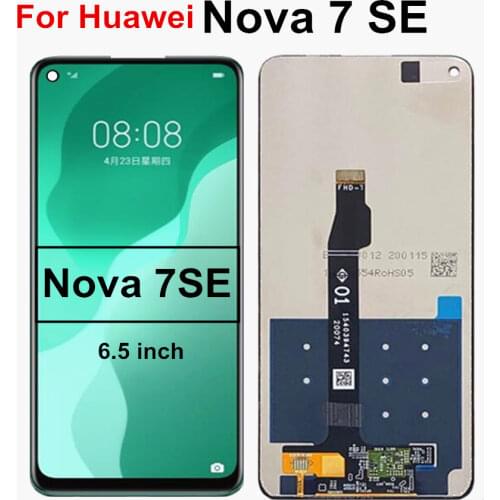 6.5" For Huawei Nova 7 SE LCDY-AN00/NX9B LCD Display Touch Screen Digitizer Assembly for Huawei Nova 7SE Screen