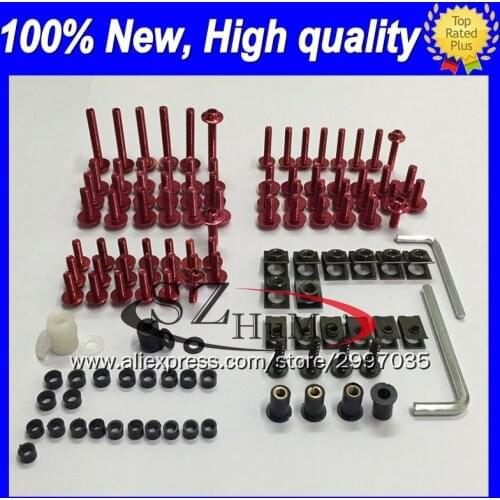 Fairing bolt full bolts kit For KAWASAKI NINJA ZX9R 98 99 ZX-9R ZX 9 R 98-99 ZX 9R ZX9R 1998 1999 Windscreen screw screws Nuts
