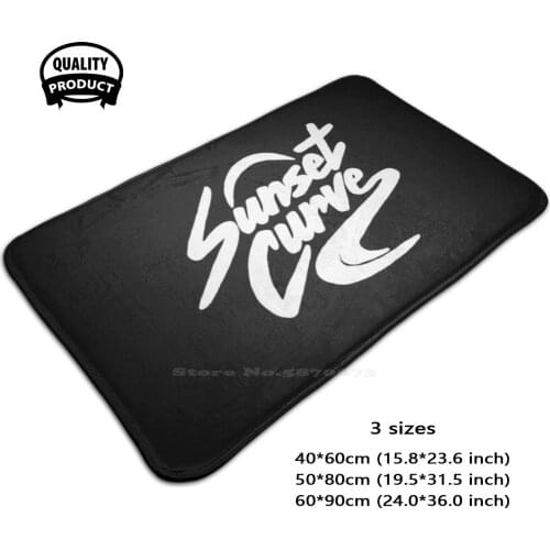 Julie And The Phantoms Sunset Curve Band Logo Soft House Family Anti-Slip Mat Rug Carpet Julie And The Phantoms Netflix