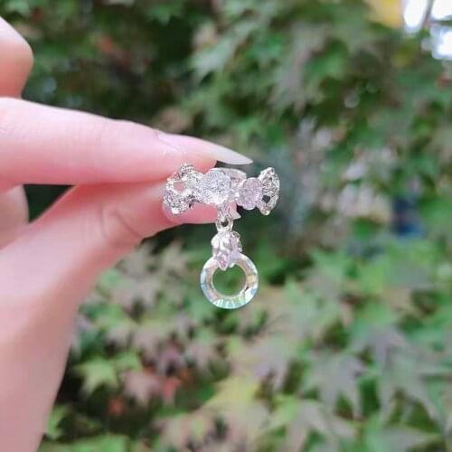 Tian Guan Ci Fu Hua Cheng Finger Ring Ear Clip Earring Ancient Style Anime Cosplay Costume Accessories Props Decor Birthday Gift