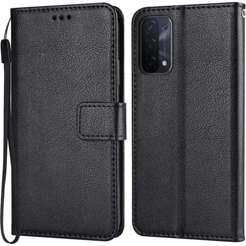 Flip Leather Case for OPPO A54 5G Case Classic Wallet Phone Case for OPPO A54 5G Funda on A54 5G Back Cover Soft Coque
