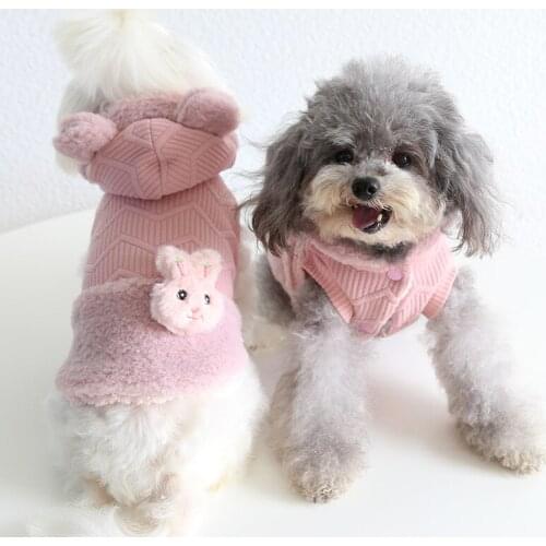 Cute Pet Winter Coat Jacket Cat Puppy Dog Clothes Outfit Garment Chihuahua Yorkshire Pomeranian Maltese Schnauzer Clothing XS-XL