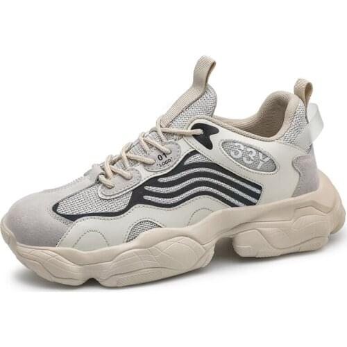 Male Summer Running Shoes Men Chunky Sport Sneakers Thick Sole Male Footwear for Autumn Gym Fitness Homme Chaussure Athletics