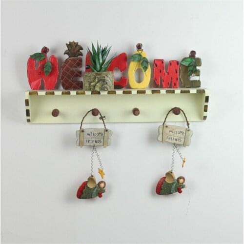 Living Room Wall Decoration Shelves Wooden Wall Hanging Kitchen Flower Racks Cosmetic Storage Rack Key Hanging Storage Case