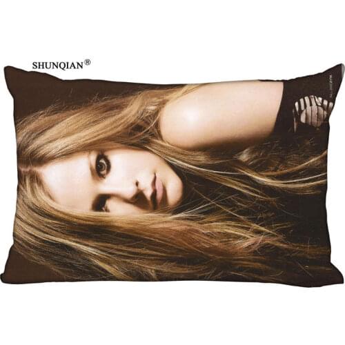 New Avril Lavigne Pillow Case Custom Wedding Pillowcase Cover Cases Gift Zippered Rectangle Pillow Case