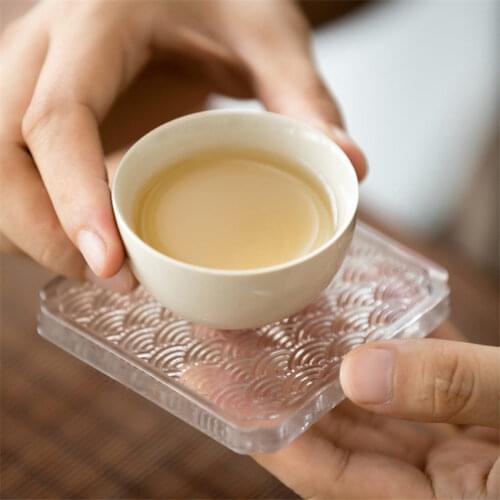 Japanese-style Teacup glass mat Coffee Drink Wine Glass Mat Clean Protect Furniture Party Gift Handy Tableware Mug coaster