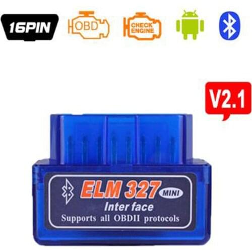 Mini Code Reader Scan Tool Bluetooth Interface V2.1 ELM327 OBD2 Car Scanner Diagnostic-Tool OBDII OBD 2 For Android Phones