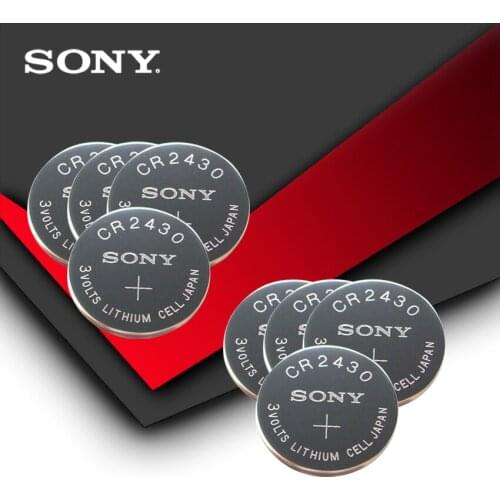 15pc Sony 100% Original CR2430 CR 2430 3V Lithium Button Cell Battery Coin Batteries For Watches,clocks,hearing aids