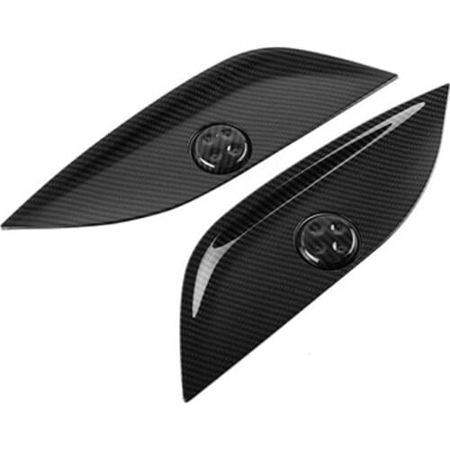 Car Styling Carbon Fiber Seat Adjust Switch Button Cover Panel Trim for Mercedes Benz GLC/CLS/E/C Class W205 W212 W213 Accessory