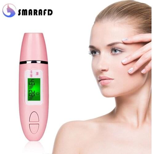 Skin care LCD display Facial skin tester Moisture and oil content analyzer Beauty tool Spa monitor