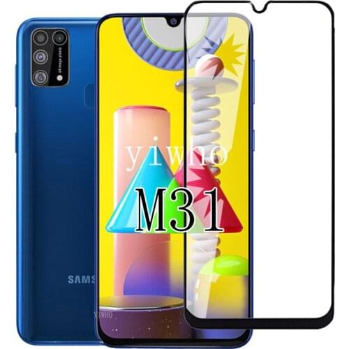 Tempered Glass for Samsung Galaxy M31 Screen Protector Full Cover on For Samsung Galaxy SM-M315F 6.4" HD Protective Glas Film