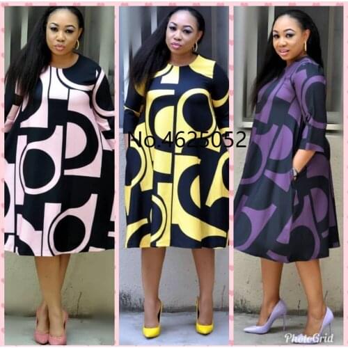Super size New style African Women clothing Dashiki fashion Print cloth dress size L XL XXL 3XL 4XL