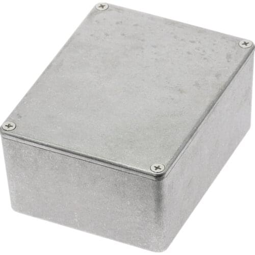 1Pcs Stomp Box Electric Acoustic Guitar Effects Pedal 1590C Style Aluminum Enclosure Bottom Container Boxes 120x94x56mm
