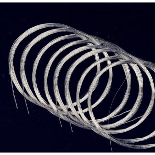 10Pcs 9FT/2.74M Tapered Leader Fly Fishing Line 0X/1X/2X/3X/4X/5X/6X Transparent Tippet Nylon Wire Set Pike Fishing Tackles 2021