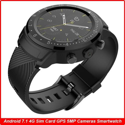 2021 New 4G Smart Watch MTK6739 Quad Core Smartwatch 16GB Android 7.1 OS 1.3" Full Screen Long Standby Waterproof WIFI GPS Watch