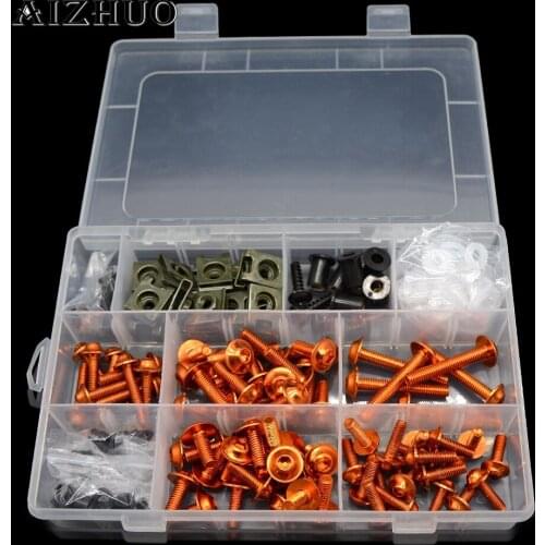 Motorcycle Accessories Fairing Bolts Kit Bodywork Screws Nut For Aprilia Pegaso 650 RS50 RS125 RS250 RSV4 RSV 1000R Mille