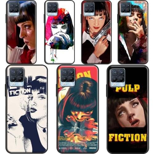 Mia Pulp Fiction For OPPO Realme 8 Pro Q3 6 7 Pro GT Neo C3 C21 Case For OnePlus 9 8 Pro Nord 8T 9R Cover