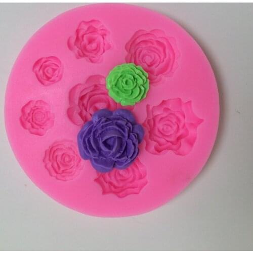 8 Holes Liquid Silica Gel Mold Silicone Soap Molds Cake Decorating Tool DIY Handmade Craft Soap Making