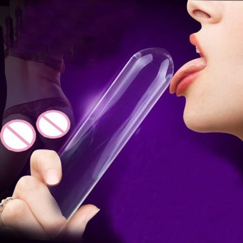 Crylinder Glass Dildo Big Huge Large Glassware Penis Crystal Anal Plug Women Sex Toys for Women G spot Stimulator Pleasure Wand
