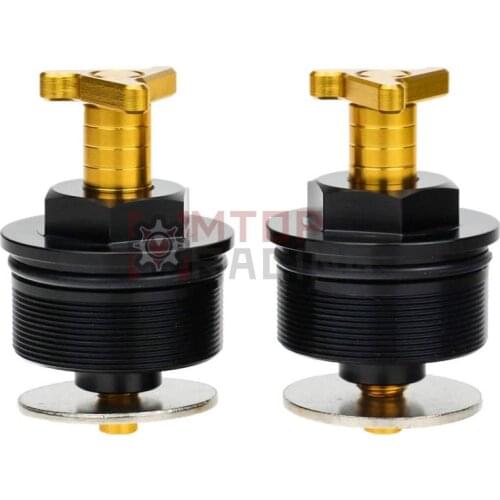 Preload Fork Cap For Suzuki GSF400 Bandit 1991-1994 Tri Adjust Fork Bolts 1991 1992 1993 1994