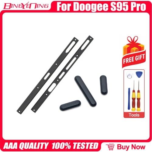 Left and Right Decoration+Parts Power Volume Customized Button Repair Replacement Accessories Parts For DOOGEE S95 Pro Cellphone